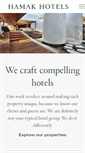 Mobile Screenshot of hamakhotels.com