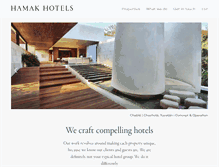 Tablet Screenshot of hamakhotels.com